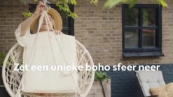 Vita5 Macramé Hangstoel - Voor Binnen En Buiten - Zonder Standaard - Incl. Kussen, Boekenvak En Beschermhoes - Tot 150kg - Beige 25 Vita5 Macramé Hangstoel - Voor Binnen En Buiten - Zonder Standaard - Incl. Kussen, Boekenvak En Beschermhoes - Tot 150kg - Beige -Meubel Verkoop 1200x675 8