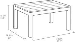 Keter Marie Hoek Loungeset Met Orlando Tafel - 6 Personen - Antraciet -Meubel Verkoop 1200x678 2