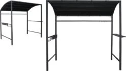 Merkloos Barbecue Overkapping Afm. 233 X 145 Cm Zwart -Meubel Verkoop 1200x679