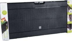 Opbergbox 310L UV-Bestendig Weerbestendig Wielen Tuinbox Rotan-look Antraciet -Meubel Verkoop 1200x691