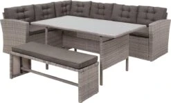 Beliani VITERBO - Loungeset Voor 8 - Grijs - PE Rotan -Meubel Verkoop 1200x723 1