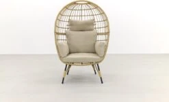 Lola Egg Relaxstoel - Natural Sand - Mand Stoel -Meubel Verkoop 1200x730
