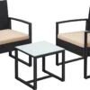 Hoppa! Tuinmeubelset. Set Van 3. Gemaakt Van Polyrattan. Voor Buiten. Terras. Balkon. Tuin. Eenvoudige Montage. Bijzettafel En 2 Stoelen. Zwart-beige 2 Hoppa! Tuinmeubelset. Set Van 3. Gemaakt Van Polyrattan. Voor Buiten. Terras. Balkon. Tuin. Eenvoudige Montage. Bijzettafel En 2 Stoelen. Zwart-beige -Meubel Verkoop 1200x731 1