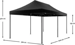 Easy Up 3x6m Zwart Luxe Partytent Opvouwbaar -Meubel Verkoop 1200x733 3