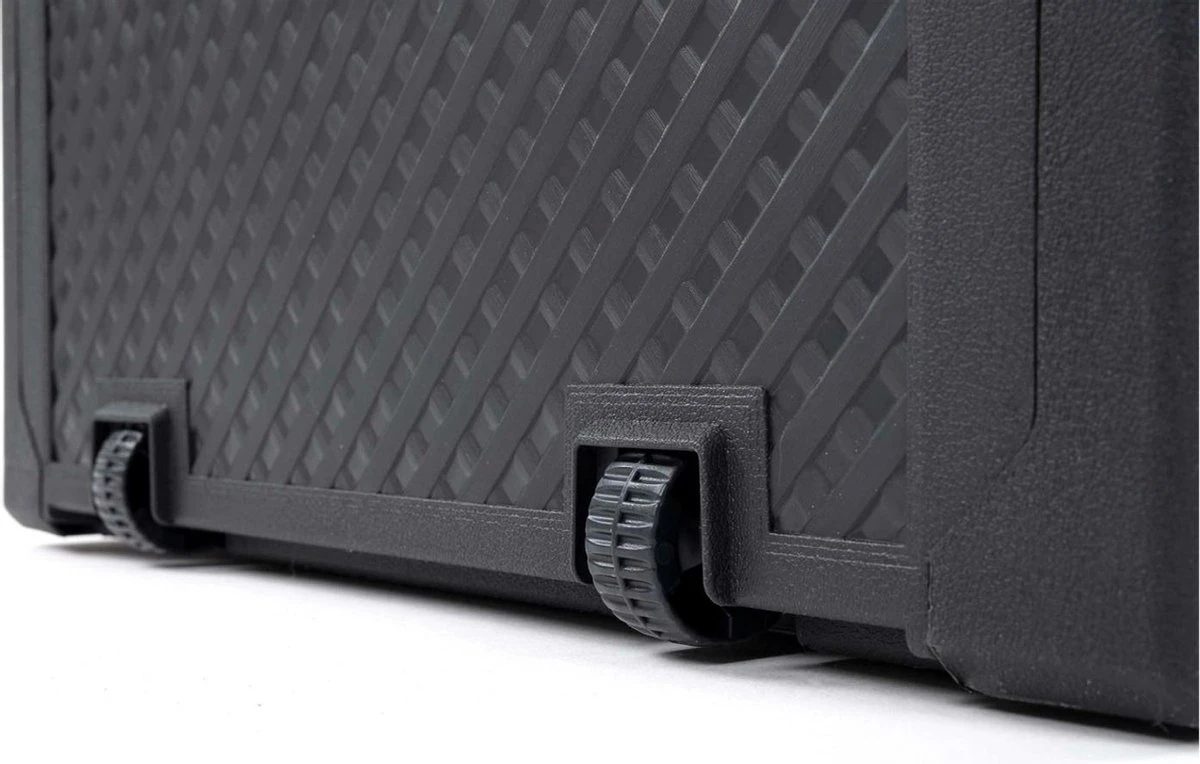 Keter Emily Opbergbox - 118x45x57 Cm - 270L - Grafiet 4 Keter Emily Opbergbox - 118x45x57 Cm - 270L - Grafiet - Afbeelding 2