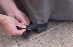 Weersbestendige Beschermhoes Tuinset (S) | 165 X 135 X 95 Cm | Premium | Waterproof | TÜV Rheinland Gecertificeerd | Hoes Voor Tuin | Waterdicht | Solution Dyed (verkleuring Onmogelijk) | Grijs / Antraciet -Meubel Verkoop 1200x773