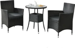 Polyrotan Balkonset - Bayamo - 3-delig - Zwart -Meubel Verkoop 1200x779 6