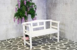 SenS-Line Friesen Tuinbank - Hout - Wit 30 SenS-Line Friesen Tuinbank - Hout - Wit -Meubel Verkoop 1200x784