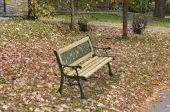 LIFA GARDEN Tuinbank Voor 2 Kinderen | Kinderbank Van Onbewerkt Hout En Ijzer | Nostalgische Tuinbank Met Jungle Afbeelding In De Rugleuning | Tuinbank Om Te Beitsen | 82 X 39 X 50 Cm -Meubel Verkoop 1200x799 19