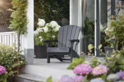 Keter Troy Adirondack Tuinstoel - 81x80x96,5cm - Grafiet -Meubel Verkoop 1200x799