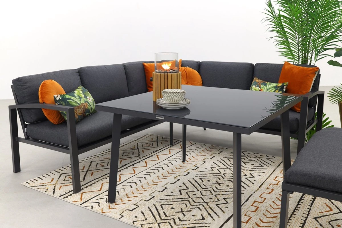 Wellington Lounge Dining Set - Carbon Black 18 Wellington Lounge Dining Set - Carbon Black - Afbeelding 16