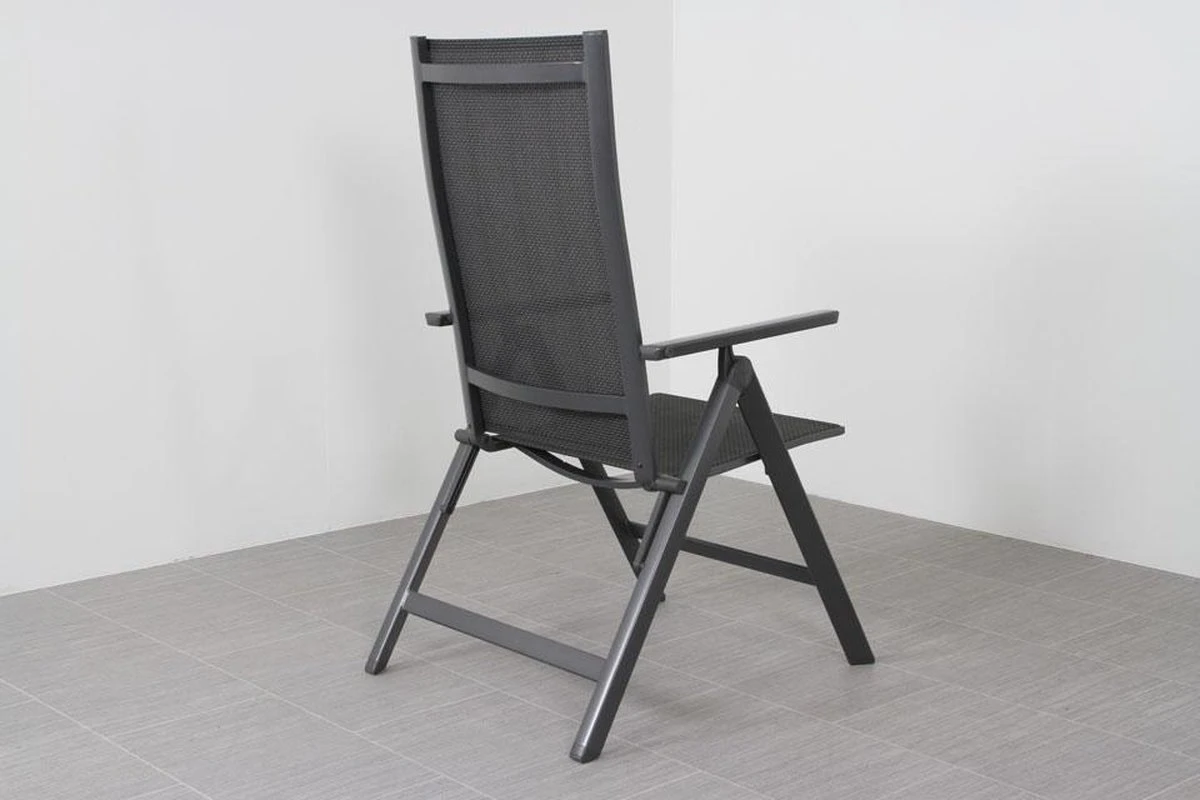 Hartman Aruba Aluminium Tuinstoel - Antraciet Verstelbaar 19 Hartman Aruba Aluminium Tuinstoel - Antraciet Verstelbaar - Afbeelding 17