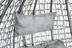 Hangstoel - Ei Stoel - Met Grijze Standaard & Kussens - Tot 125kg -Meubel Verkoop 1200x800 2