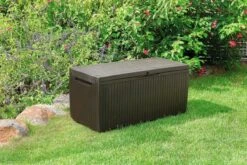 Opbergbox Tuin - Kussenbox Waterdicht - Bruin - Zitbox Kussenbox Voor Buiten - Voor Tuinmeubelen - Tuinkussens - Opberg Tuin - Kussenboxen - XL - Groot - 305 Liter -Meubel Verkoop 1200x800 224