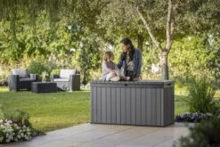 Keter Darwin Opbergbox - 570L - 142,5x65,5x78,2cm - Grijs -Meubel Verkoop 1200x800 248