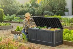 Keter Kentwood Opbergbox - 128x53.6x59 Cm - 350 L - Grafiet -Meubel Verkoop 1200x800 251