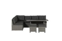 Garden Impressions Lapa Lounge Dining Set 5-delig - Wicker - Grijs -Meubel Verkoop 1200x800 322