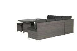Garden Impressions Lapa Lounge Dining Set 5-delig - Wicker - Grijs -Meubel Verkoop 1200x800 325