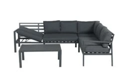 Garden Impressions Lexinton Loungeset - Verstelbaar - Aluminium - Zwart -Meubel Verkoop 1200x800 350