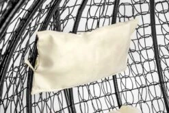 Hangstoel - Ei Stoel - Met Frame - Zwart Beige - Tot 125 Kg -Meubel Verkoop 1200x800 41