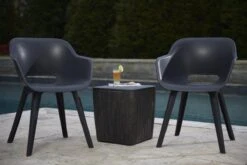Allibert Akola Tuinstoelen - 2 Stuks -56,5x55x80cm - Donkergrijs -Meubel Verkoop 1200x800 47