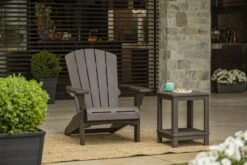 Keter Troy Adirondack Tuinstoel - Set Van 2 - 81x80x96,5cm - Lichtgrijs -Meubel Verkoop 1200x800 54
