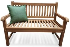 Merkloos TIERRA | Tuinbank Van Teak Comfort Plus + | 150 Cm - 3-Persoons / 3-Zits | Naturel / Original | BONANY Luxe | Geschuurd & Olie Op Waterbasis | Klassiek & Traditioneel | Stevig | Tuinzetel | Bank Voor Tuin -Meubel Verkoop 1200x809 5