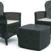 Pro Garden Tuinset Compleet Florence - 2 Stoelen - Met Kussentjes - Bijzettafel- Rotanlook -Meubel Verkoop 1200x813