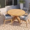 Tuindeco - Ronde Tuintafel - Massief Teak Hout - 150 Cm - Voor Buiten! 2 Tuindeco - Ronde Tuintafel - Massief Teak Hout - 150 Cm - Voor Buiten! -Meubel Verkoop 1200x831 1