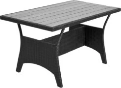 Casaria Polyrattan Tuinset - 15 Delig Voor 6 Personen – Crème Zwart -Meubel Verkoop 1200x869 6