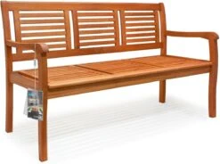 Casaria Tuinbank - FSC®-Gecertificeerd Eucalyptushout - 153cm Bruin 20 Casaria Tuinbank - FSC®-Gecertificeerd Eucalyptushout - 153cm Bruin -Meubel Verkoop 1200x893 6