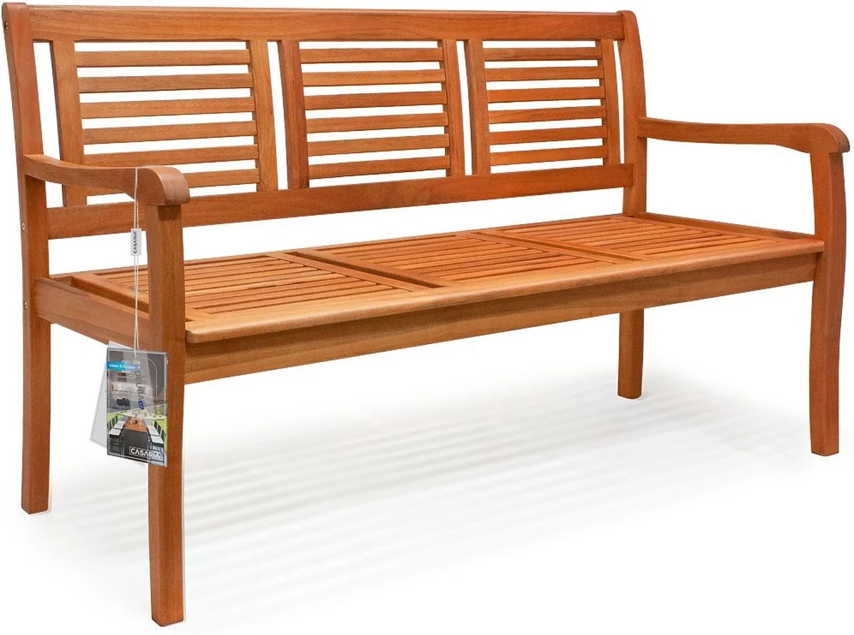 Casaria Tuinbank - FSC®-Gecertificeerd Eucalyptushout - 153cm Bruin 11 Casaria Tuinbank - FSC®-Gecertificeerd Eucalyptushout - 153cm Bruin - Afbeelding 9