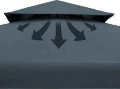 Casaria Paviljoen Lorca 3x3m - UV-bescherming 50+ Metaal - Antraciet 15 Casaria Paviljoen Lorca 3x3m - UV-bescherming 50+ Metaal - Antraciet -Meubel Verkoop 1200x893 7