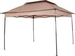 Outsunny Paviljoen Met Zijwanden Partytent Tuintent Popup 3,25 X 3,25 M Khaki 840-166 -Meubel Verkoop 1200x895 2