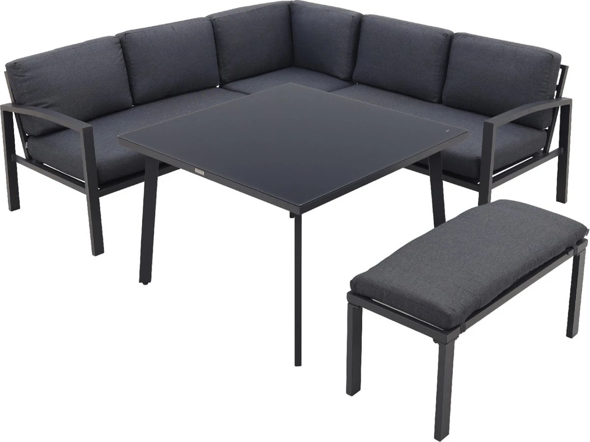 Wellington Lounge Dining Set - Carbon Black 22 Wellington Lounge Dining Set - Carbon Black - Afbeelding 20