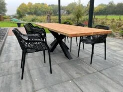 Tuinstoel - Air XL - Zwart - Siesta -Meubel Verkoop 1200x899