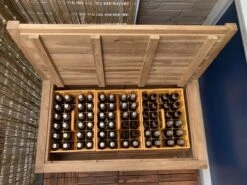 Kleine Teakhouten Tuinbank Met Opbergruimte - 100 X 60 X 90 Cm - Duurzaam Teakhout - Blijft Strak En Mooi - Sterke Constructie Om Lang Mee Te Gaan -Meubel Verkoop 1200x899 3