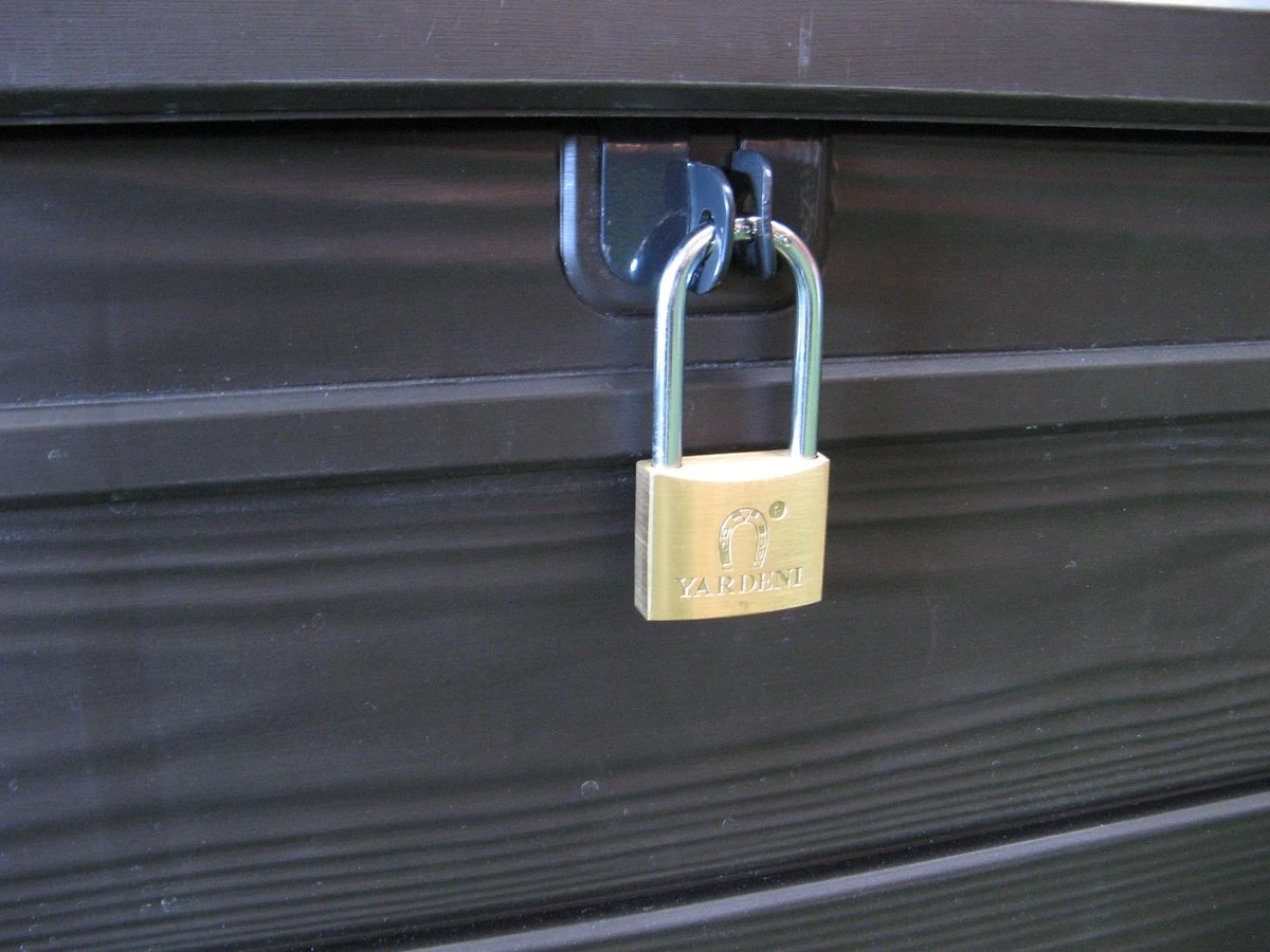 Keter Brightwood Opbergbox - 455L - 145x69,7x60,3 Cm - Grafiet 7 Keter Brightwood Opbergbox - 455L - 145x69,7x60,3 Cm - Grafiet - Afbeelding 5