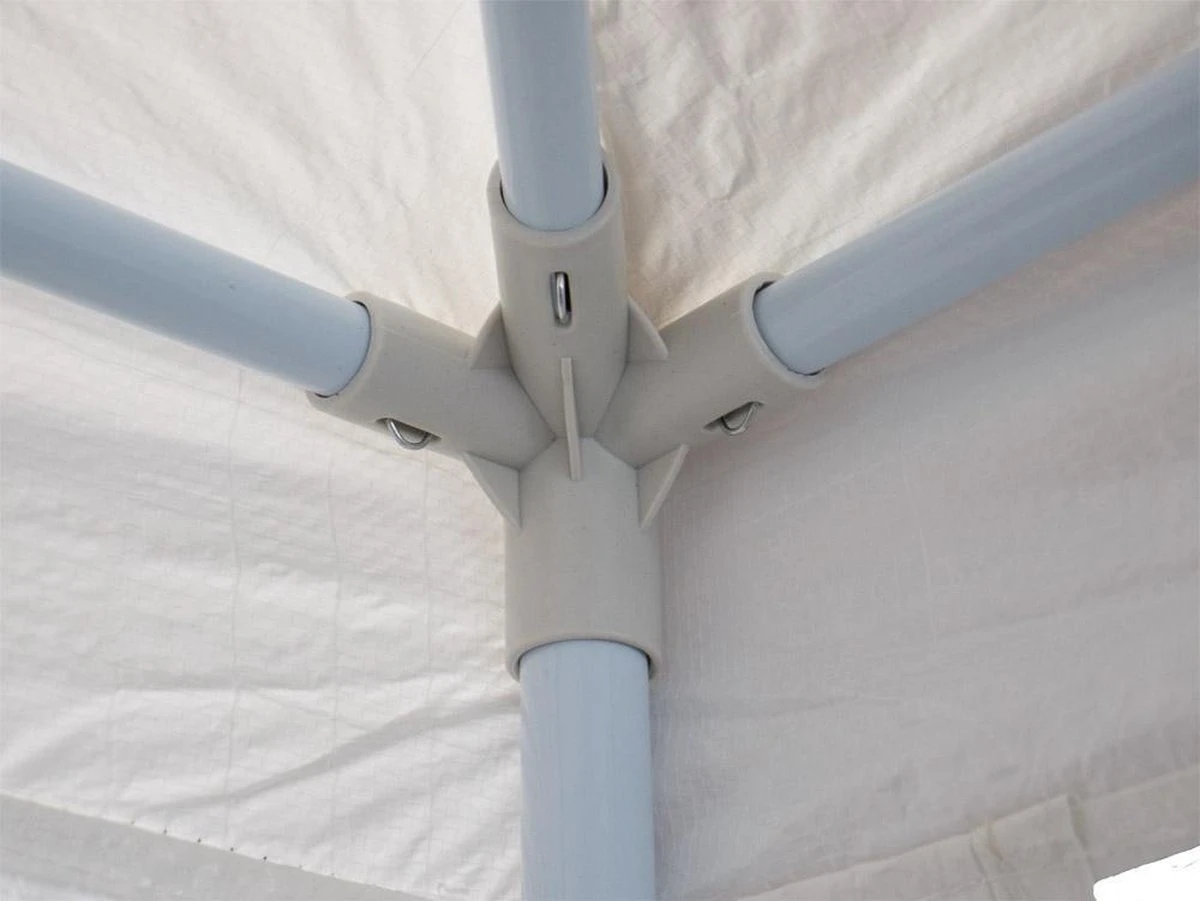 Garden Royal Partytent - 2 Zijwanden - 3 X 3 M - Wit 5 Garden Royal Partytent - 2 Zijwanden - 3 X 3 M - Wit - Afbeelding 3