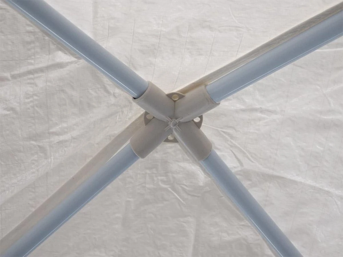 Garden Royal Partytent - 2 Zijwanden - 3 X 3 M - Wit 8 Garden Royal Partytent - 2 Zijwanden - 3 X 3 M - Wit - Afbeelding 6