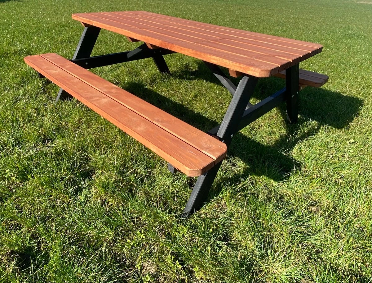 Goedkopepicknicktafels.nl | Zwart Bruine XL Picknicktafel Bruno | Tuintafel 6 Persoons | Bruin Zwart Gespoten Gedroogd Grenen Hout! 3 Goedkopepicknicktafels.nl | Zwart Bruine XL Picknicktafel Bruno | Tuintafel 6 Persoons | Bruin Zwart Gespoten Gedroogd Grenen Hout!