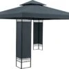 Casaria Paviljoen Lorca 3x3m - UV-bescherming 50+ Metaal - Antraciet -Meubel Verkoop 1200x923 1