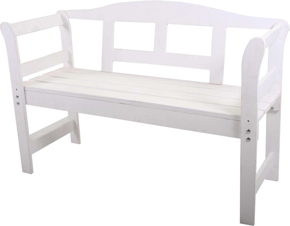 SenS-Line Friesen Tuinbank - Hout - Wit 12 SenS-Line Friesen Tuinbank - Hout - Wit - Afbeelding 10