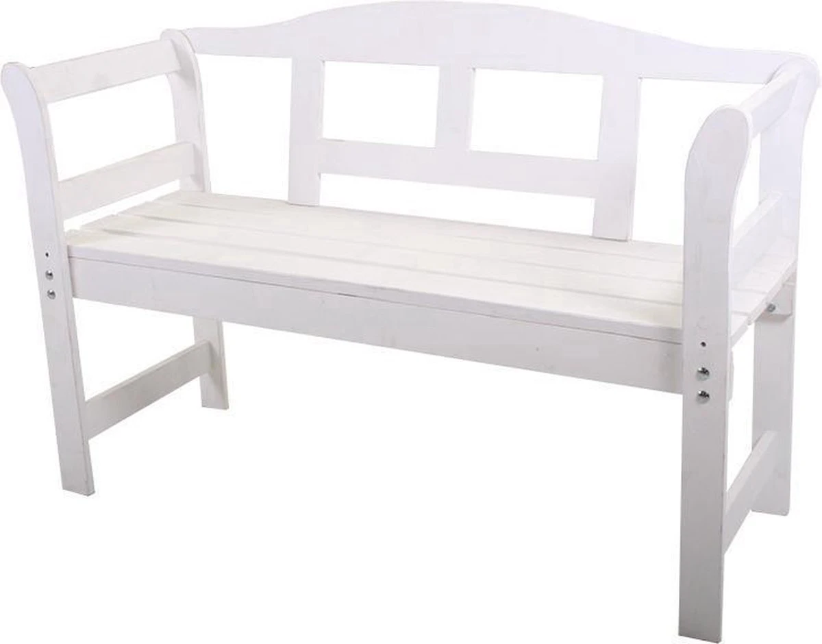 SenS-Line Friesen Tuinbank - Hout - Wit 21 SenS-Line Friesen Tuinbank - Hout - Wit - Afbeelding 19