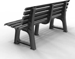 Casaria Tuinbank Orchidea – Kunststof/240kg Belastbaar – Antraciet -Meubel Verkoop 1200x950 1