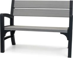 Keter Montero Tuinbank – 2-personen - 120x61x91cm - Grafiet -Meubel Verkoop 1200x954