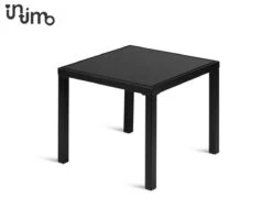 Intimo Ligbeddenset + Tafel - Zwart - 163x60x65/45x45x40 -Meubel Verkoop 1200x960 1