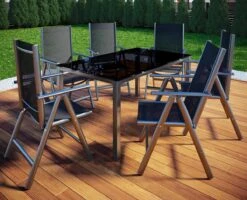 Tuinstoel Standenstoel Aluminium Antraciet 7 Standen Per 2 Stuks -Meubel Verkoop 1200x971 1