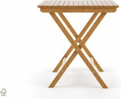Bistro Set Hout Balkonset FSC – Patio Set Tuin – Houten Frans Tuinsetje – Kleine Tuinset – Complete Kleine Balkon Tafelset Met Gratis Bijzettafel – Hardhout FSC Balkonstoelen & Balkon Tafel - Tuintafel En Stoelen - Bistroset Van Hout – Balcony Set -Meubel Verkoop 1200x984 1