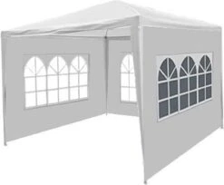 Partytent 3x3m Budget Wit Met Drie Zijwanden -Meubel Verkoop 1200x990 2